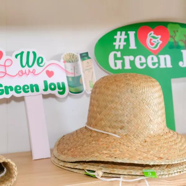 Mũ cỏ bàng Green Joy