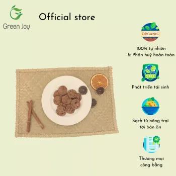 Thảm bàn ăn cỏ bàng Green Joy chữ nhật (Combo 6)