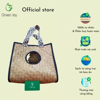 Giỏ cỏ bàng Green Joy thú cưng