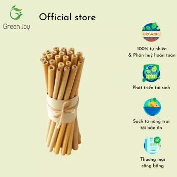 Set ống hút tre tiêu chuẩn Green Joy (1000 ống)