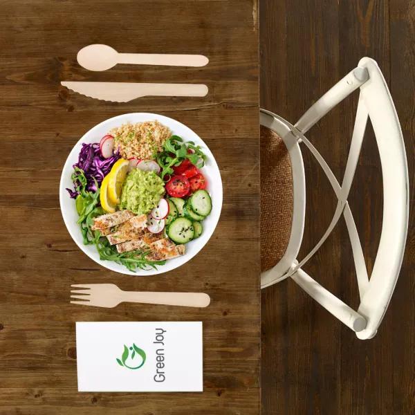 Set nĩa gỗ dùng một lần Green Joy